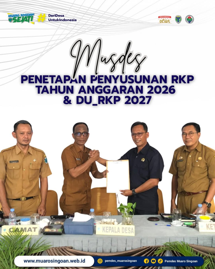 MUSDES PENETAPAN RKPDES 2026 dan DU-RKP 2027
