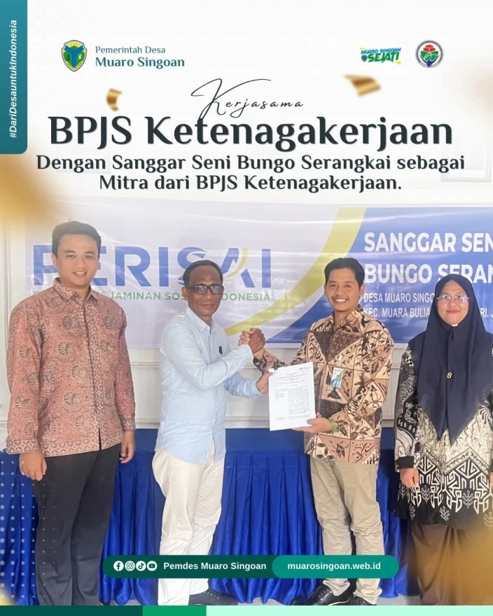 KERJASAMA BPJS KETENAGAKERJAAN DENGAN SANGGAR SENI BUNGO SERANGKAI SEBAGAI MITRA DARI BPJS KETENAGAKERJAAN