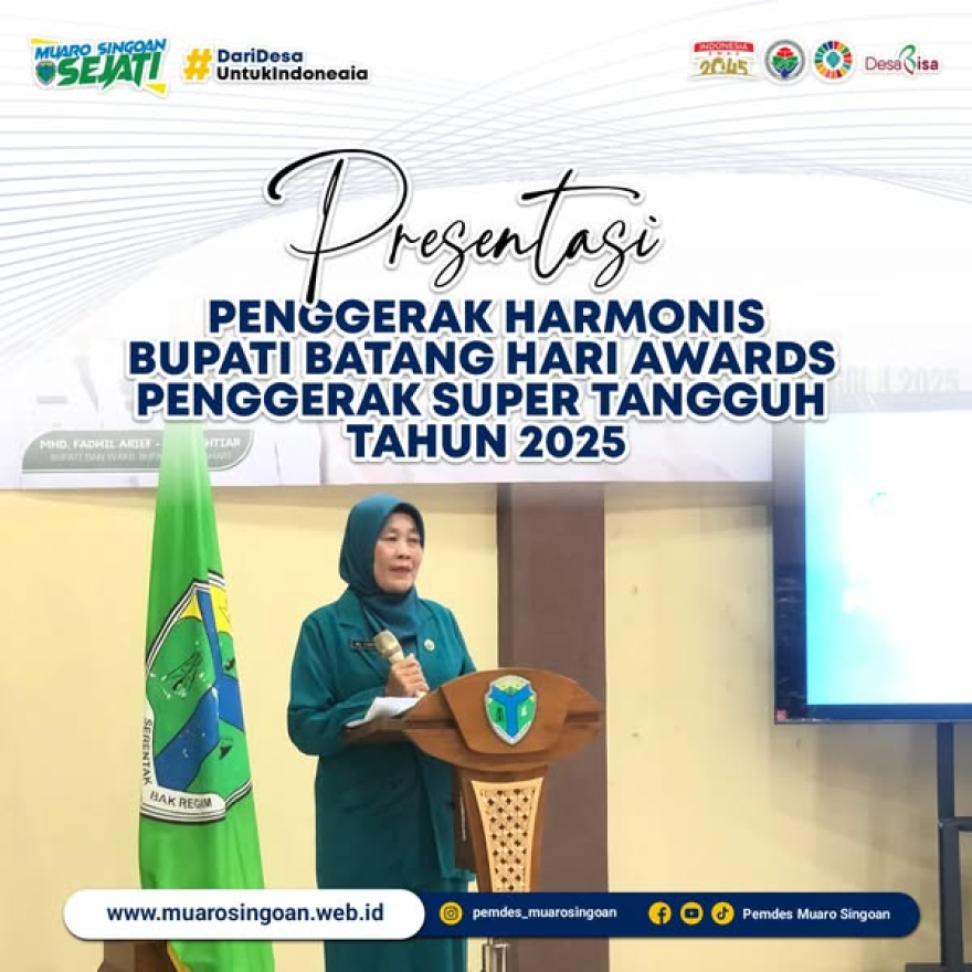 3 BESAR PENGGERAK HARMONIS BUPATI BATANG HARI AWARDS 2025