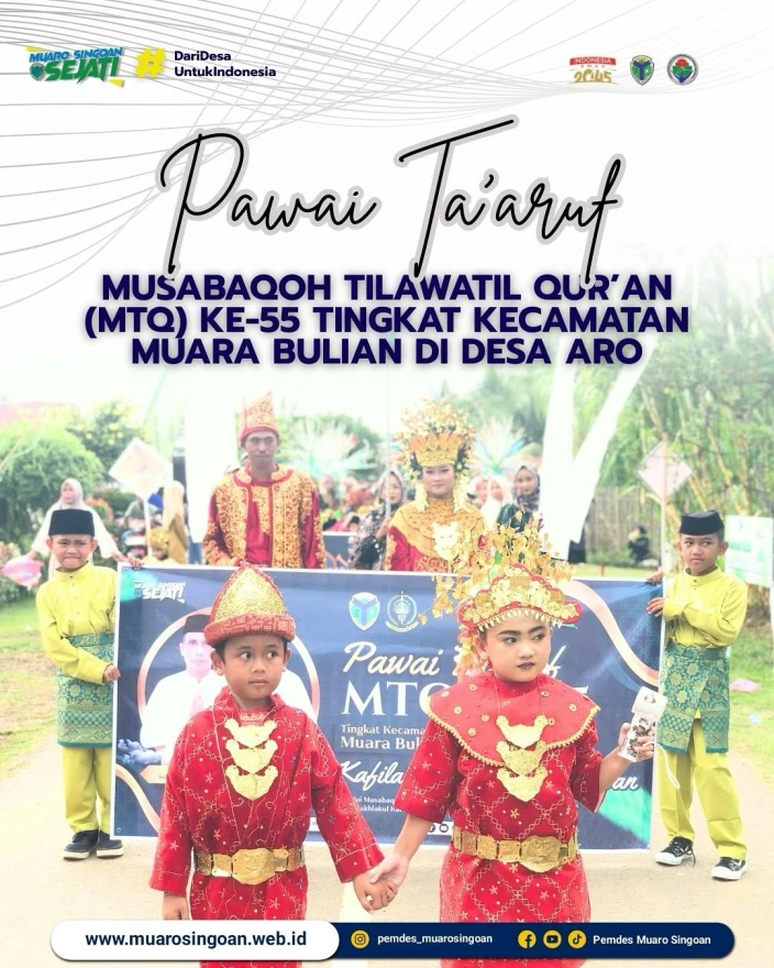 Pawai Taruf MTQ Ke 55 Tingkat Kecamatan Muara Bulian